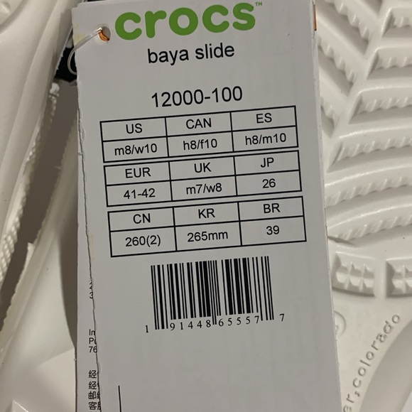 Brand New CROCS baya slides - Picture 5 of 7